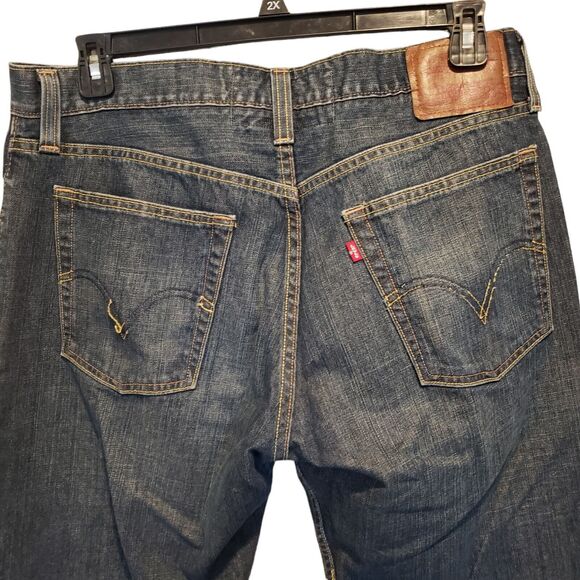 Vintage LEVIS Jeans Low Boot Cut 527 W36 L32 - Picture 6 of 9